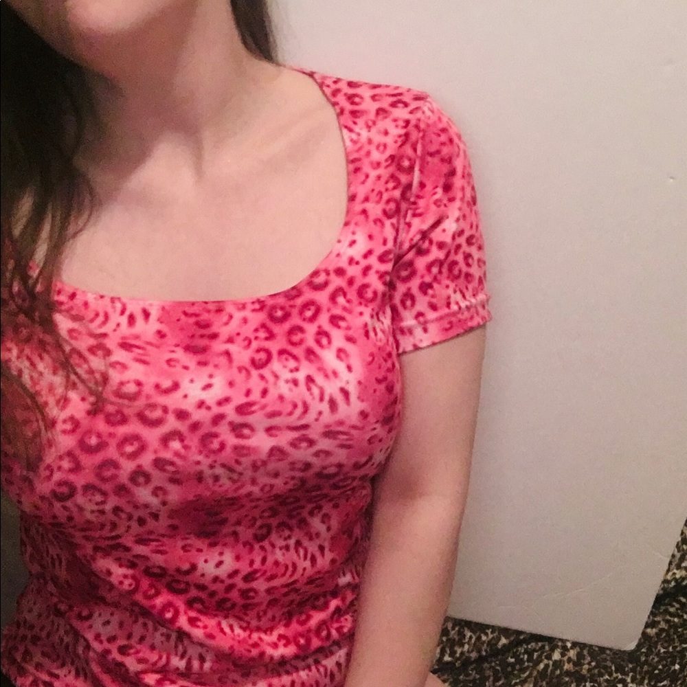 Pink Cheetah Top - Picture 3 of 4